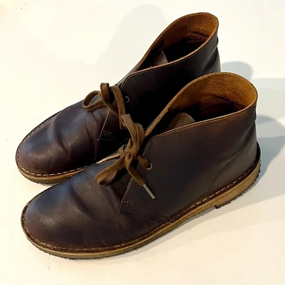 Clarks | Shoes | Clark Originals Mens Dark Brown Leather  display picture 1